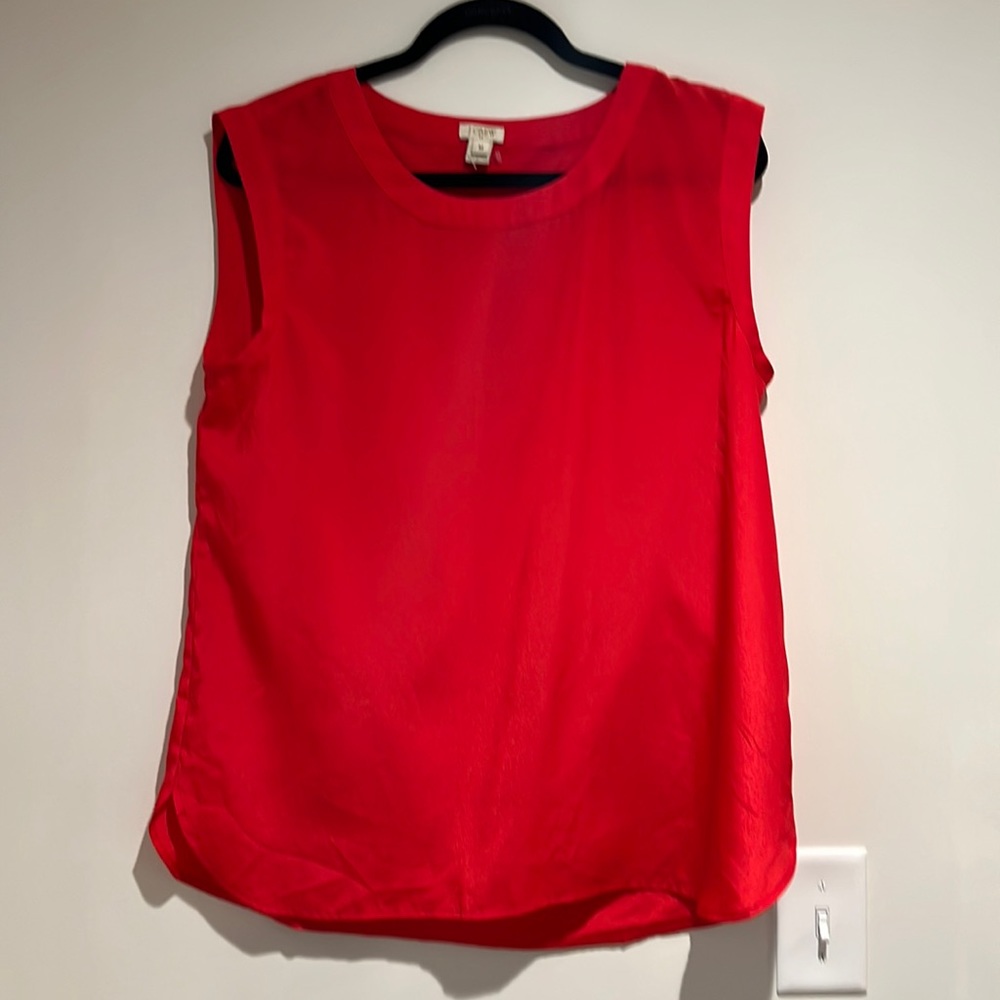 JCrew sleeveless blouse